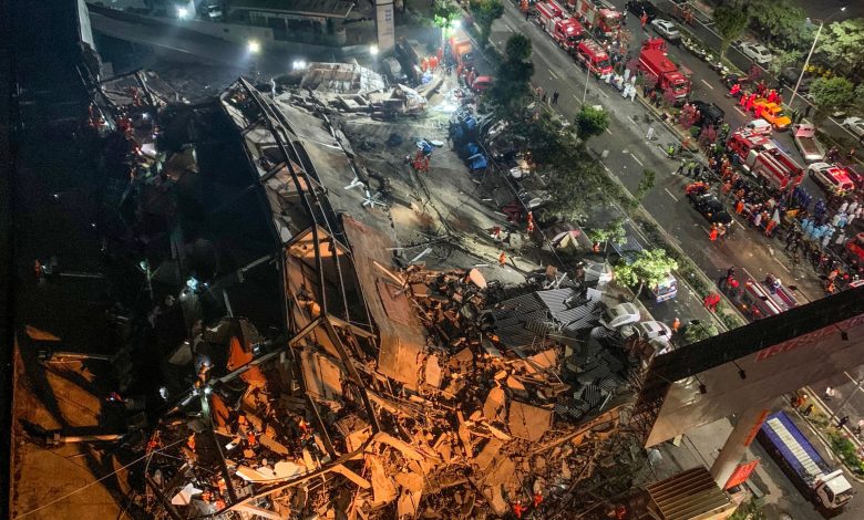 Hotel used for coronavirus quarantine collapses in China