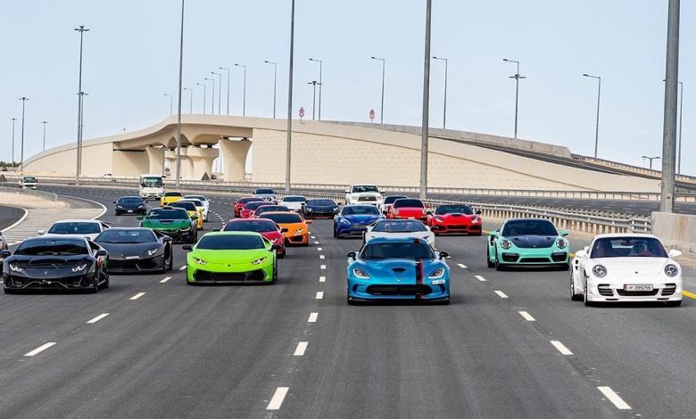 Supercars in Doha