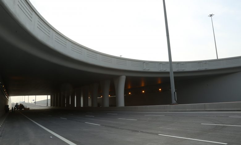 Ashghal Opens New Underpass and Bridge on Mesaimeer Interchange