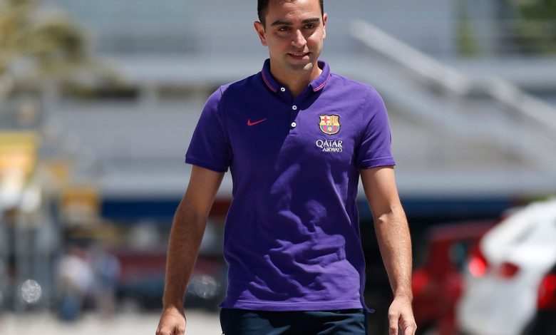 Xavi, the first foreign coach to join the players' initiative