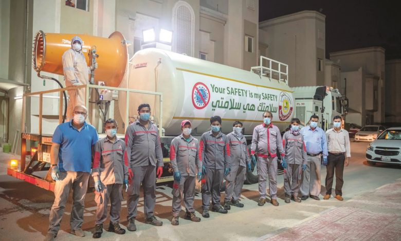 Ezdan Real Estate and Municipality of Al Wakra team up for sanitisation drive