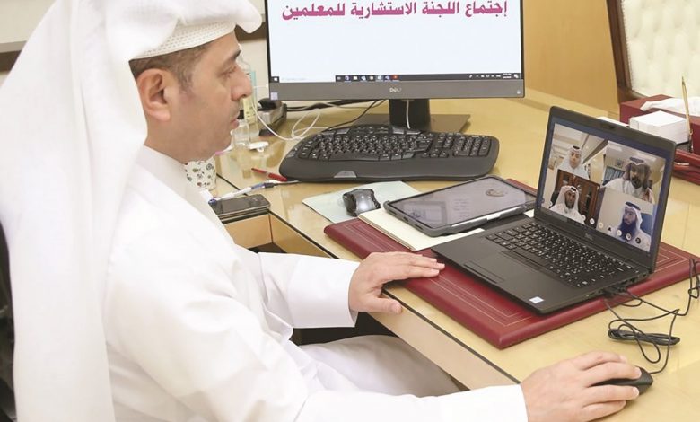 Al Hammadi, Advisory Committee for Teachers reviewed distance learning system