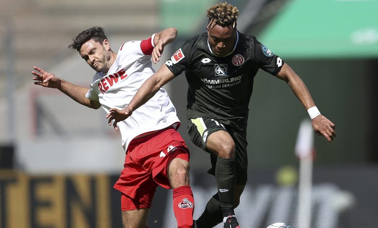 Cologne waste two-goal lead in draw with Mainz
