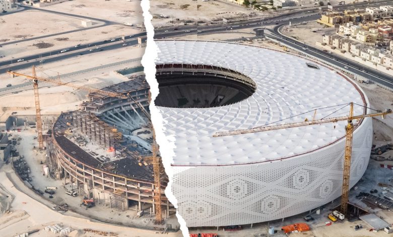 Continuous work at Al Thumama World Cup Stadium