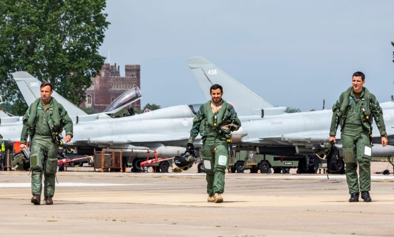 UK-Qatari Typhoon Air Force Squadron begins flying