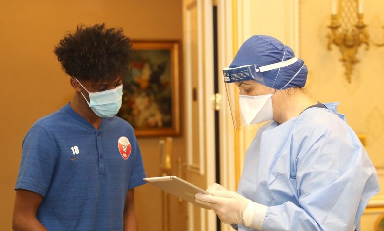 Qatar national team players take coronavirus test before training camp