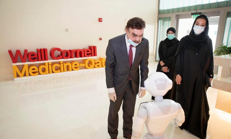 Sheikha Moza attends inauguration of WHO Collaborating Center for infectious diseases in WCM-Q