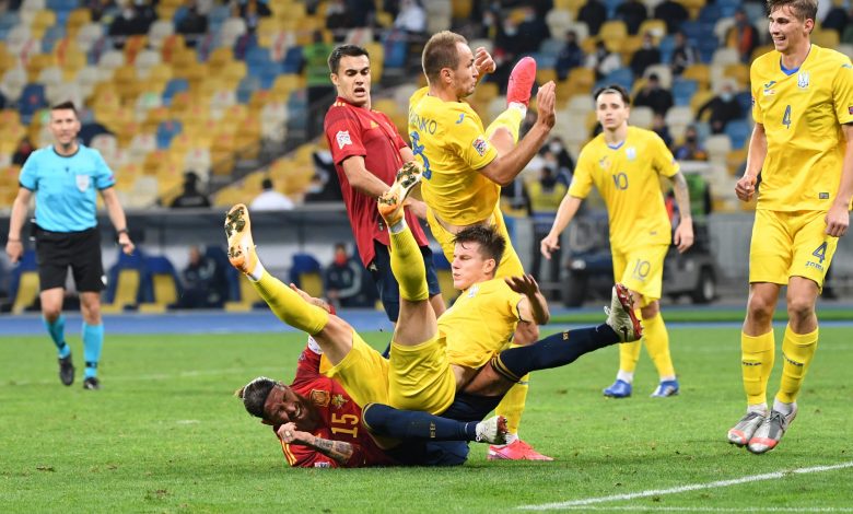 Ukraine Beat Spain in Nations League