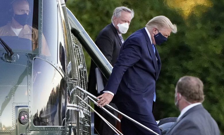 US President Leaves White House for Military Hospital after COVID-19 Diagnosis