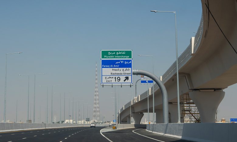 Ashghal Opens Al Waab Interchange , Muraikh Interchange Completely to Traffic