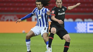 Leverkusen miss out on second spot after draw against Hertha