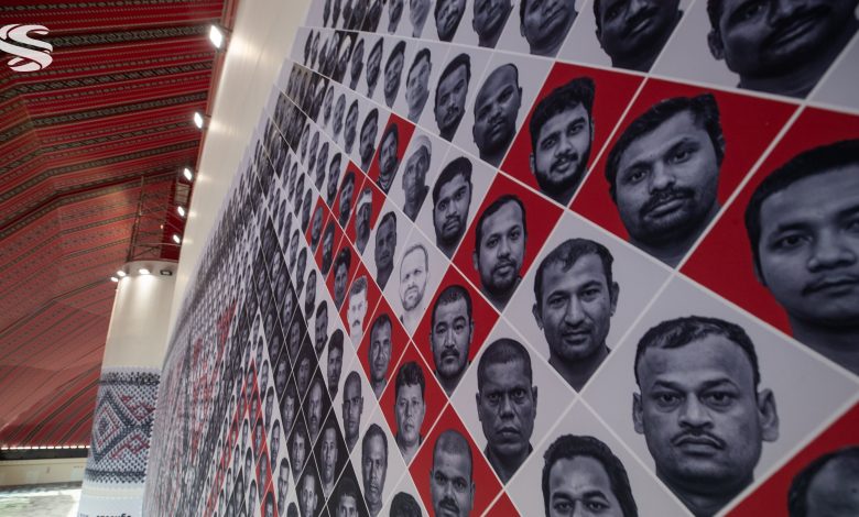 Al Bayt Stadium: Qatar unveils mural paying tribute to the workers