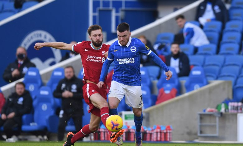 Brighton snatch late draw with Liverpool