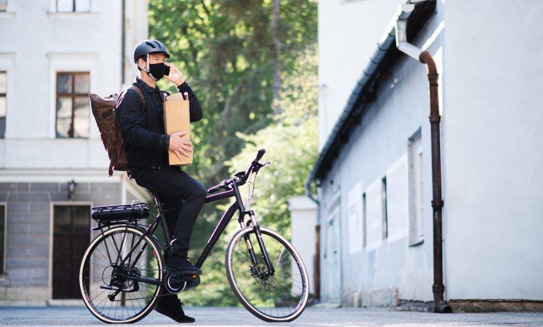 Olympic champion turns delivery rider to make ends meet