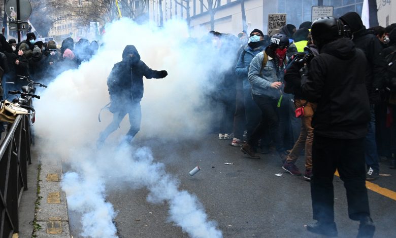 Over 60 Officers Injured in Protests against Security Law in France