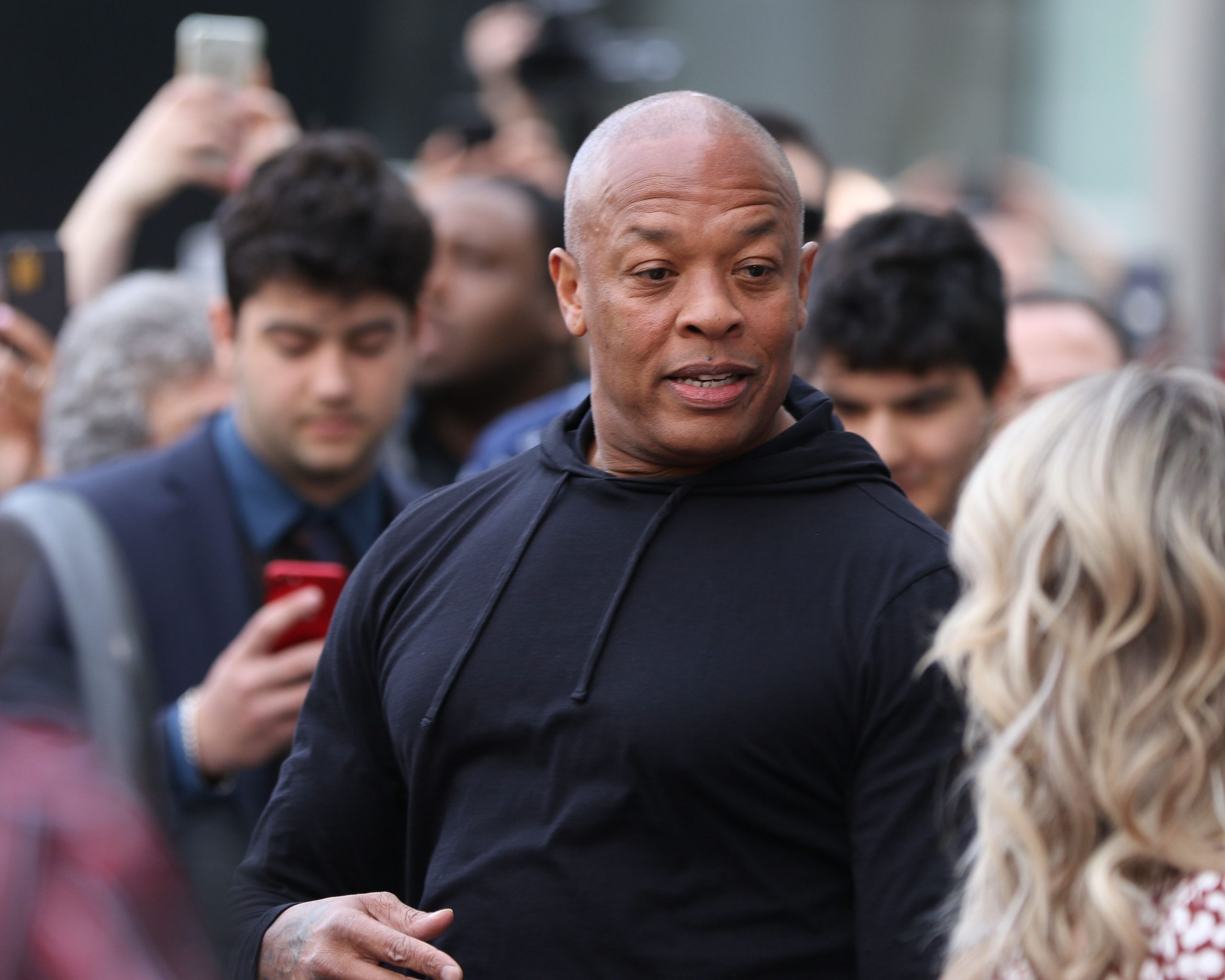 Rapper Dr Dre says he's 'doing great' in hospital after reported aneurysm
