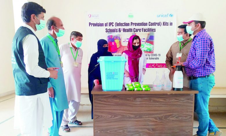 QC Implements WASH in Emergency Project in Some COVID -19 Affected Pakistani Schools