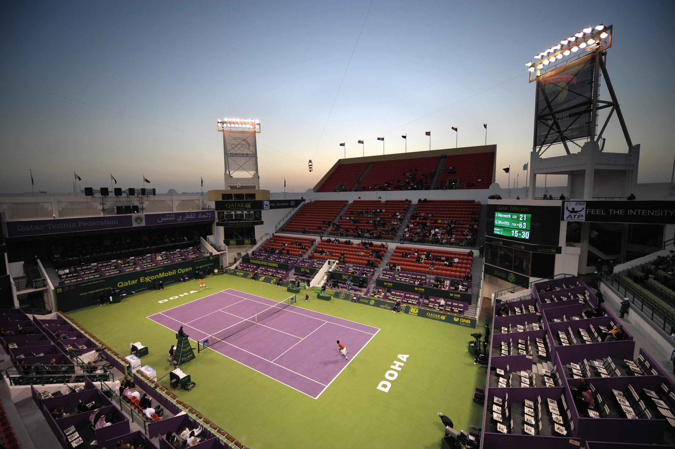 QTF Federer Participation in Qatar ExxonMobil Open What's