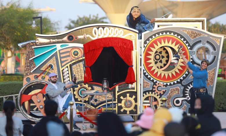 Mobile theatre show staged at Al Khor Park