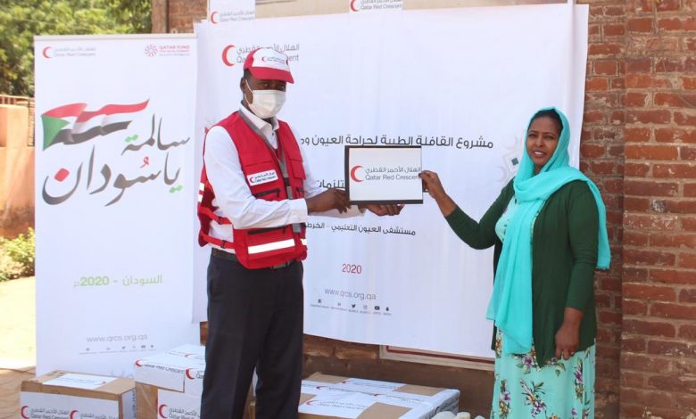 QRCS Provides Medical Supplies to Sudan