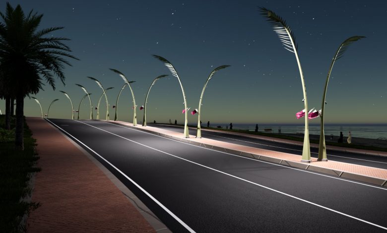 2,600 lighting poles to decorate Doha Corniche and Doha central area