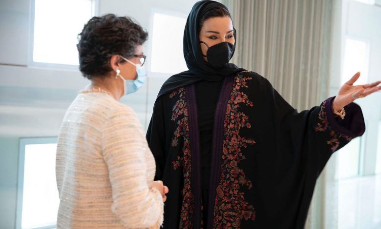 Sheikha Moza Meets Spanish Minister for Foreign Affairs