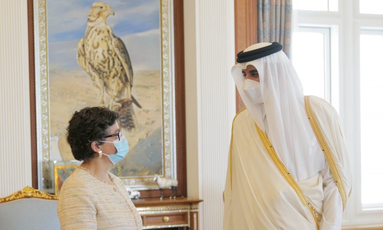 Amir Meets Spanish Minister for Foreign Affairs