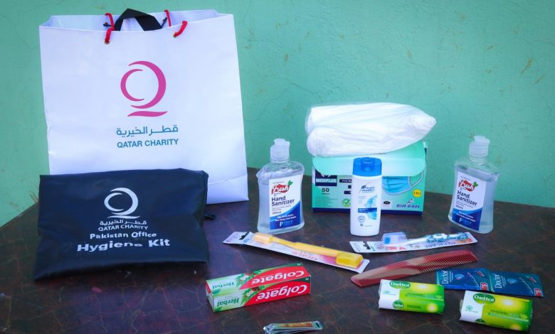 Qatar Charity distributes hygiene kits to orphans in Pakistan