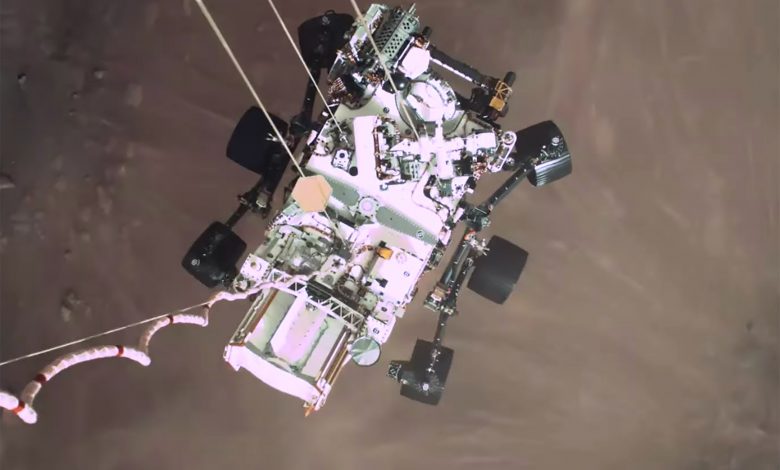 NASA releases first audio from Mars, video of Perseverance rover landing