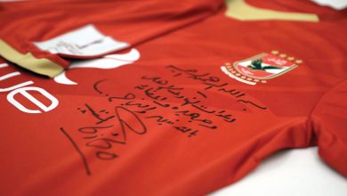 Al-Ahly gift shirt to FIFA museum