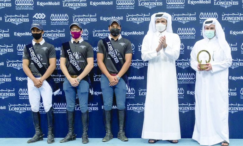Sheikh Joaan Crowns Winners of Longines