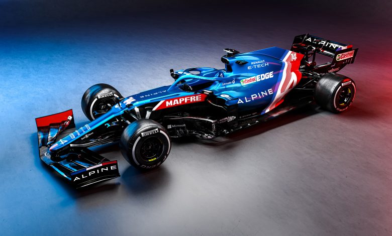 Alpine unveils new car for F1 in French flag colors