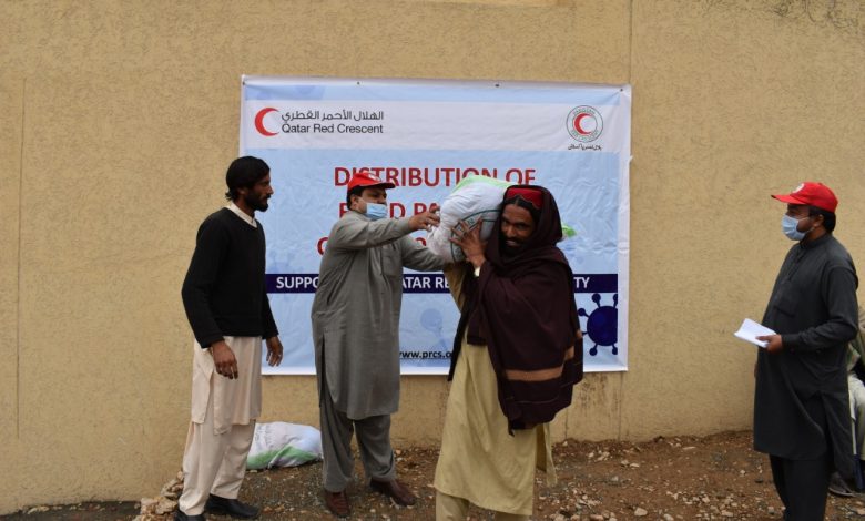 QRCS Delivers Food Aid to Families in Pakistan