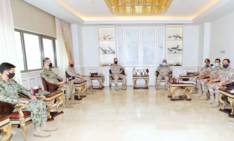 Chief of Staff Meets Commander of US Marine Corps Forces Central Command