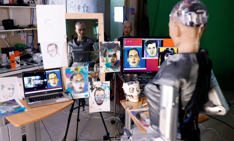 Digital artwork by humanoid robot Sophia up for auction