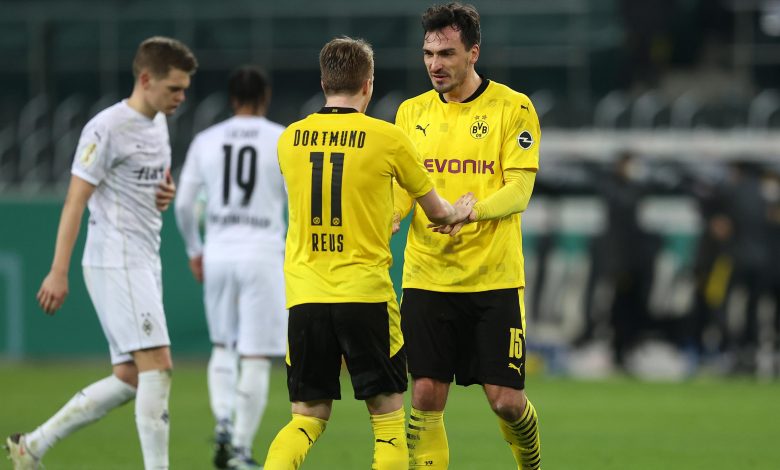 Dortmund Edge Gladbach to Reach German Cup Semi-Finals