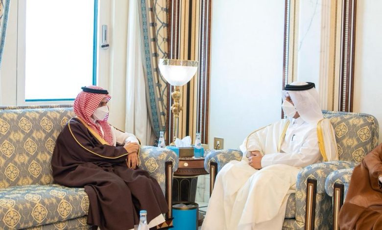 Minister of Foreign Affairs Meets Saudi Counterpart