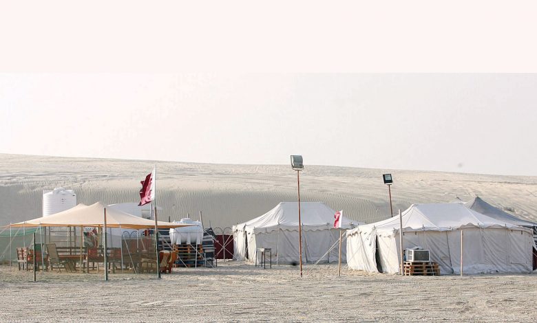 Wind crashes camps in Sealine and Al Udeid, no casualties