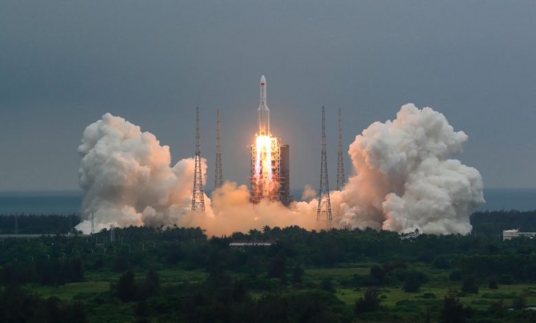 China sends 9 satellites into space