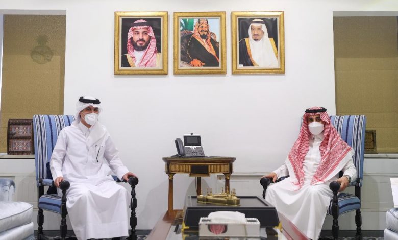 Undersecretary of Saudi Foreign Ministry Meets Qatari Acting Charge d'Affaires
