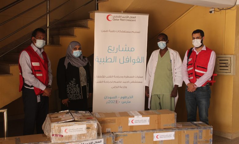 QRCS Delivers Medical Supplies to Two Hospitals in Sudan