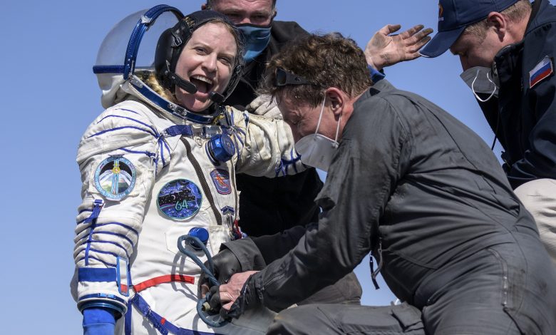 Three astronauts return from International Space Station