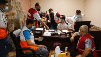 QRCS Office in Gaza Resumes Work