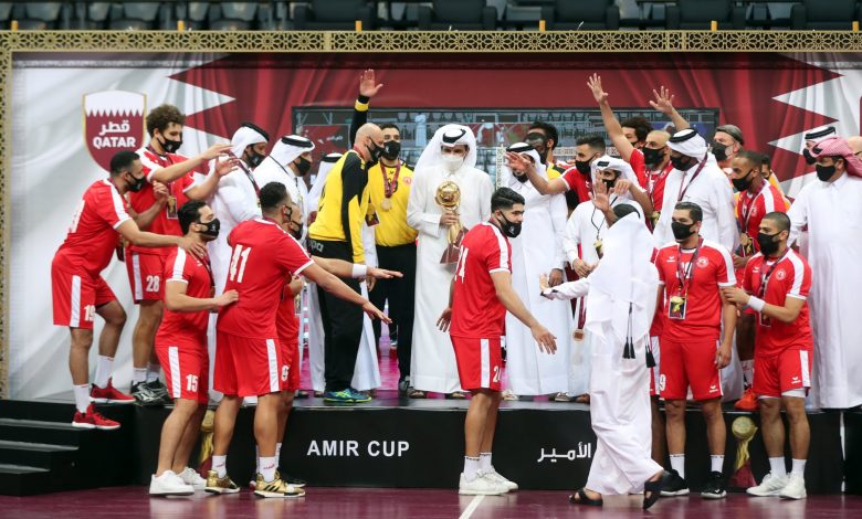 Sheikh Joaan Crowns Al Arabi Champion of Amir Handball Cup