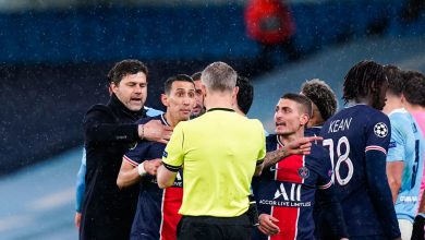 PSG and City match referee "insults" players!