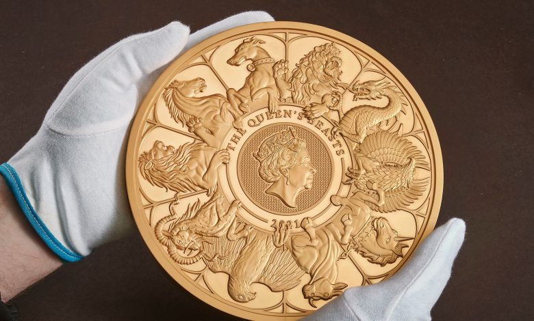 Britain's Royal Mint produces largest gold coin