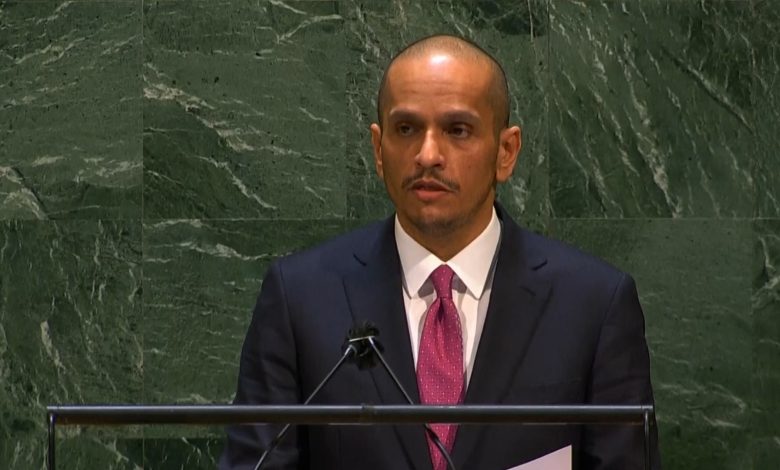 Foreign Minister: Qatar Supports De-escalation Efforts in Occupied Palestinian Territories
