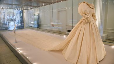 Princess Diana's iconic wedding dress on display in London