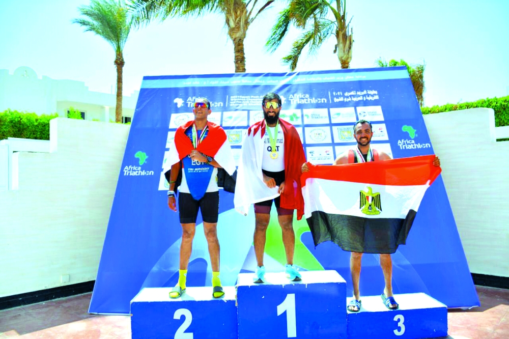 Qatar Triathlon Team Wins Gold, Silver Medals in Arab Championship in Egypt
