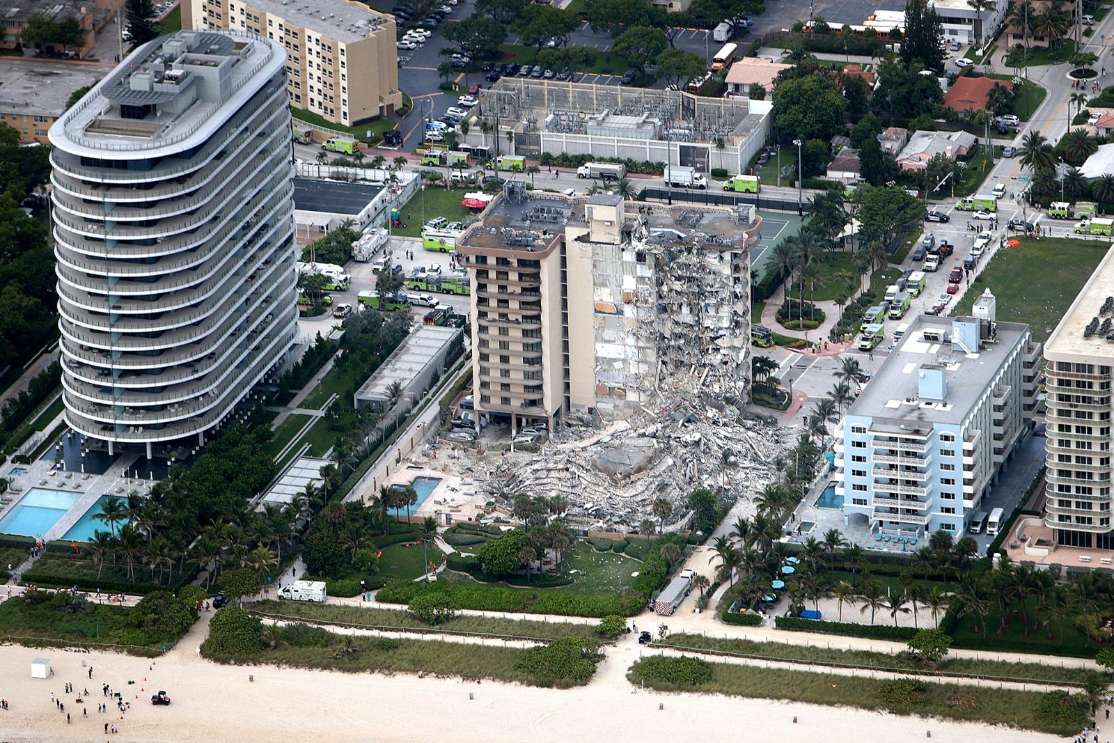 4 dead, 11 hurt, dozens missing in high-rise collapse near Miami Beach